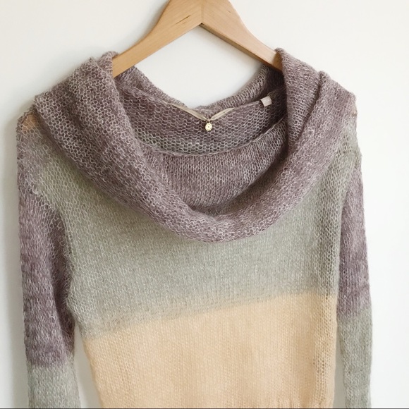 ANTHROPOLOGIE Knitted & Knotted Cowl Neck Sweater - Picture 2 of 7